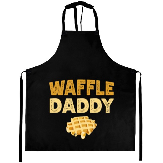 Waffle Daddy Food Waffle Whisperer Fathers Day Aprons