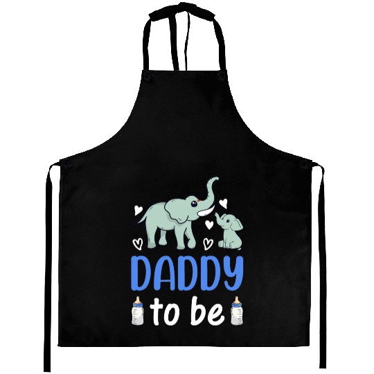 New Daddy Paternity New Dad - Elephant Daddy To Be Aprons