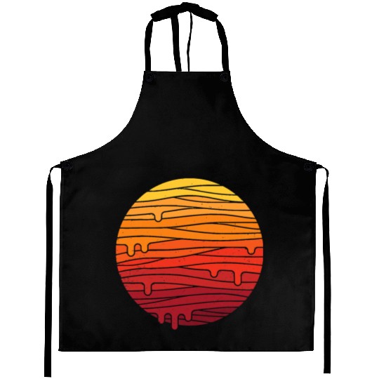The Mountain Sun and Moon Aprons