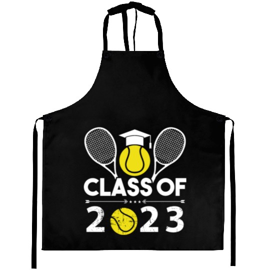 Graduation Class of 2023 Tennis Senior year T-Shir Aprons