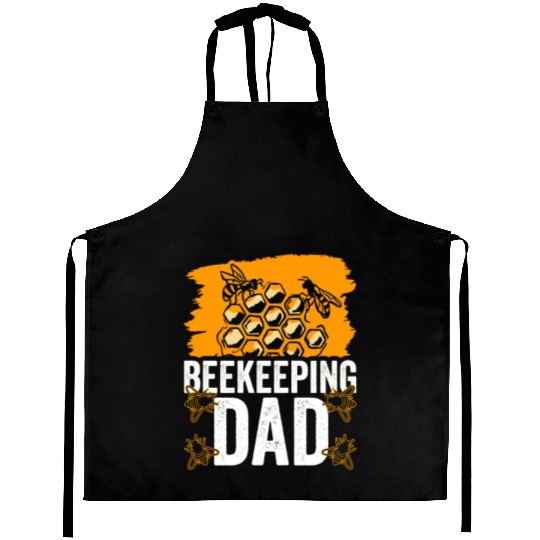 Beekeeping Dad Bee Honeybee Beekeeper Hobby Aprons