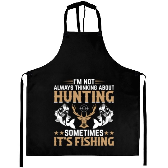 Fish Fishing Deer Hunting Trout Fishing - Deer Hun Aprons