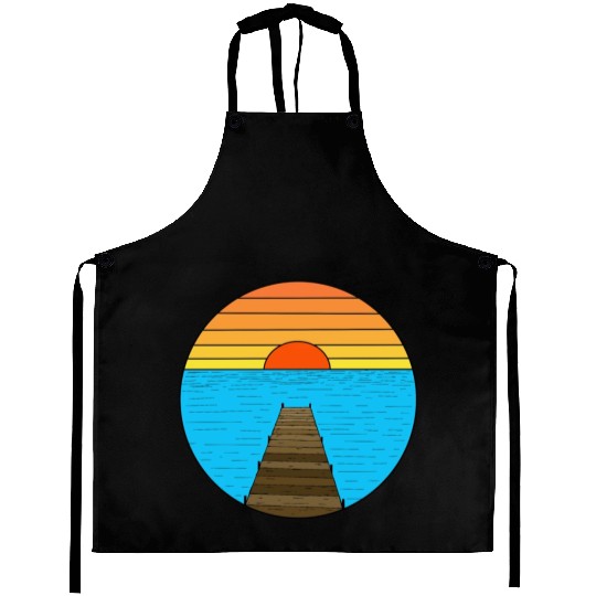 Footbridge sunrise Aprons