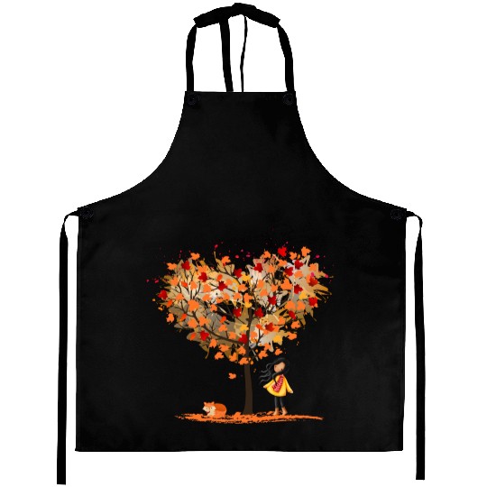 Autumn Girl Aprons