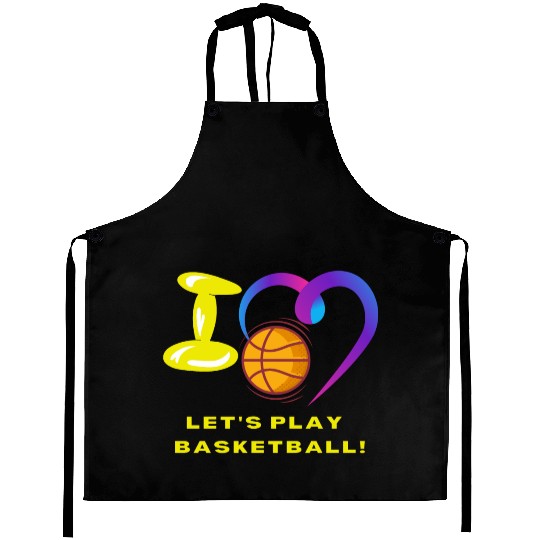 LET'S PLAY BASKETBALL, CLASSIC Aprons