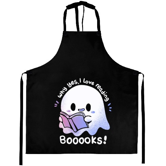 I Love Reading Booooks Aprons