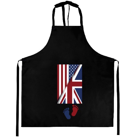 American Union Jack Flag Baby american union jack Aprons