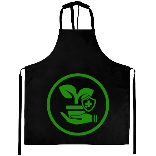 Healthy lifestyle graphical pic Aprons