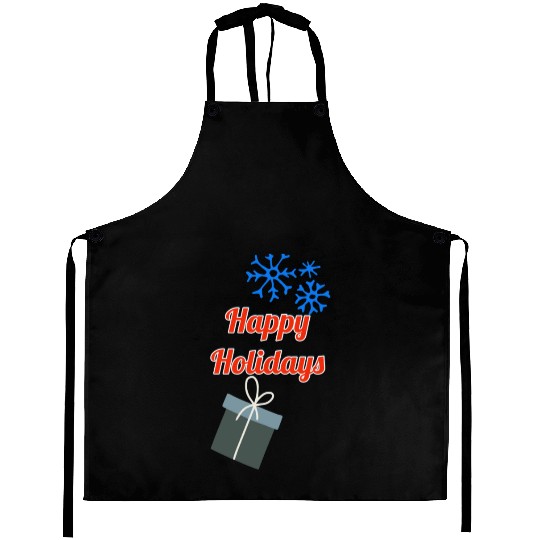 Happy Holidays Aprons