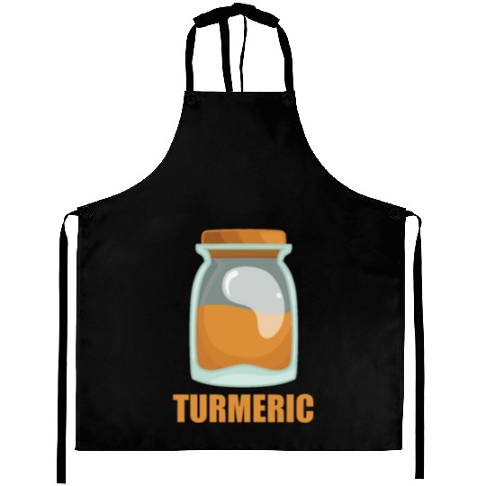 Turmeric Spice Flavor Food Cooking Aprons