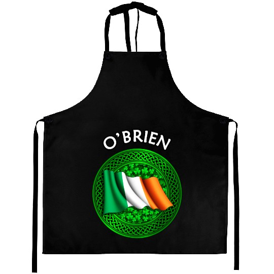O'Brien Shamrock & Irish Flag Aprons