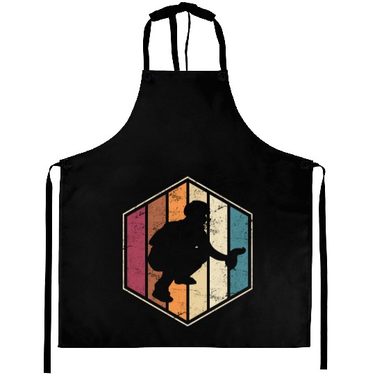 Vintage Baseball Catchers Baseball Catcher Softbal Aprons