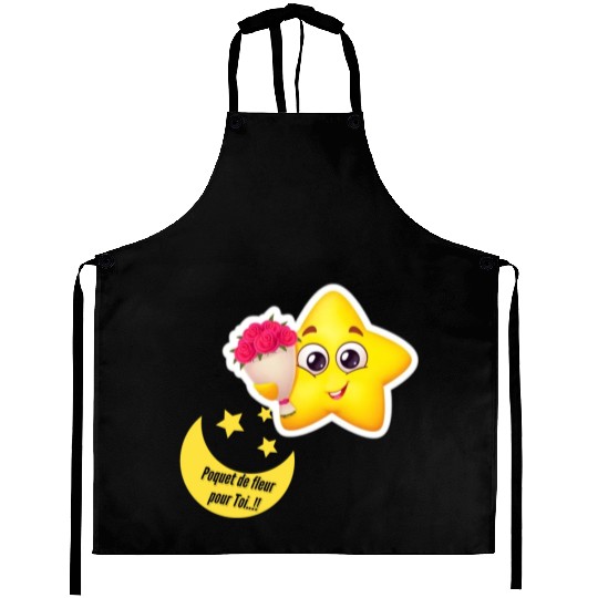 Design d'étoile et lune Aprons
