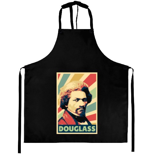 Frederick Douglass Vintage Colors Aprons