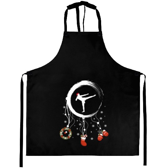 Winter dreamcatcher Christmas Karate Aprons
