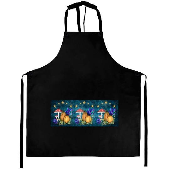Pumpkins in magic forest - Format E Aprons