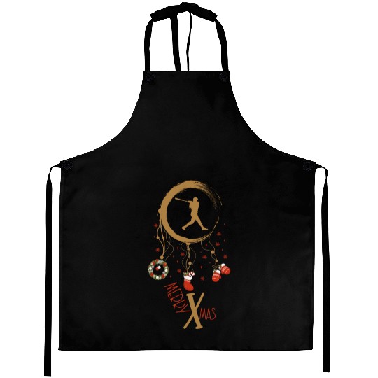 Winter dreamcatcher Christmas Baseball Aprons