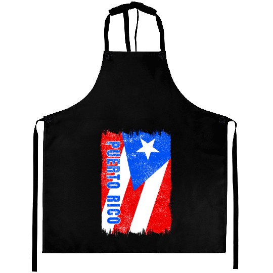 Puerto Rico flag Aprons