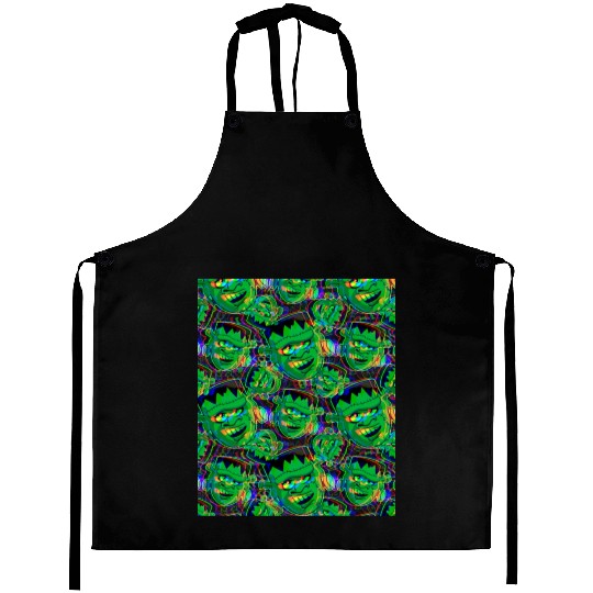 Frankenstain Pattern 3D Aprons
