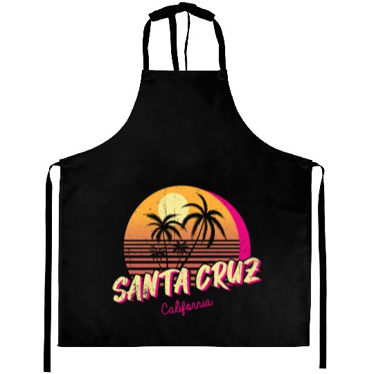 Retro Santa Cruz California Aprons