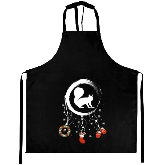 Winter dreamcatcher Christmas Squirrel Aprons