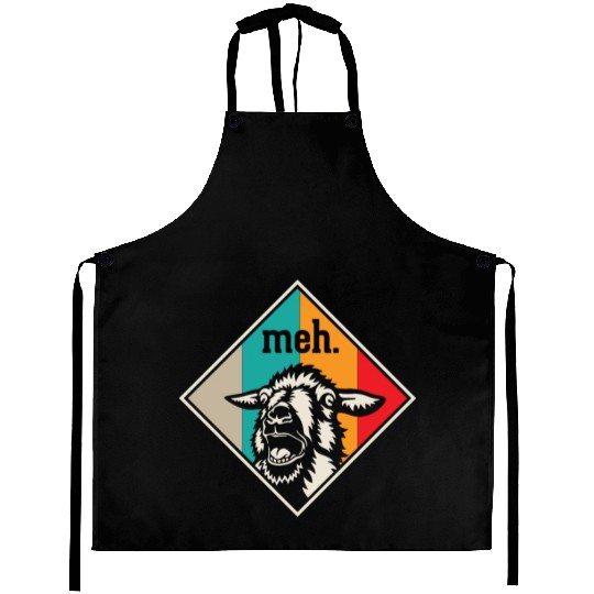 Retro Goat Farm Animal Humor Aprons