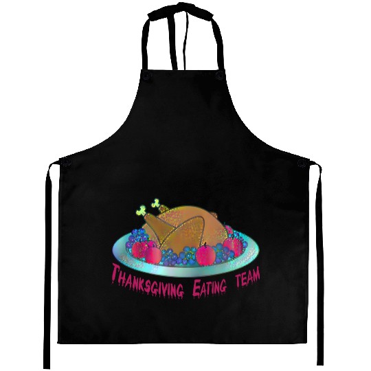 Thanksgiving eating team Aprons