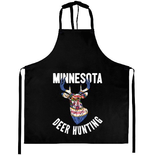 Minnesota Deer Hunting Buck Stag Hunter Aprons