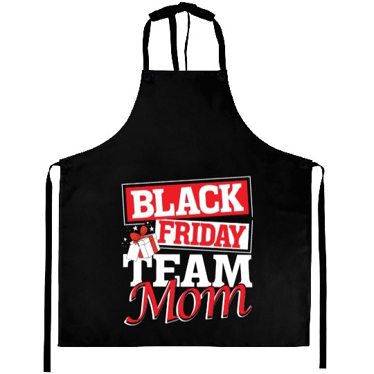 Black Friday Team Mom Aprons
