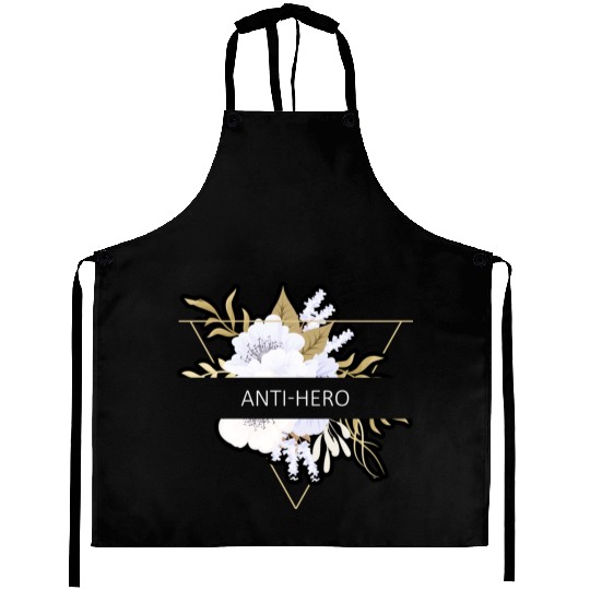 Anti-Hero Flower Text Gift Music Fan Lover Aprons