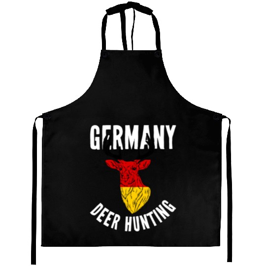 Germany Deer Hunting Buck Stag German Hunter Aprons