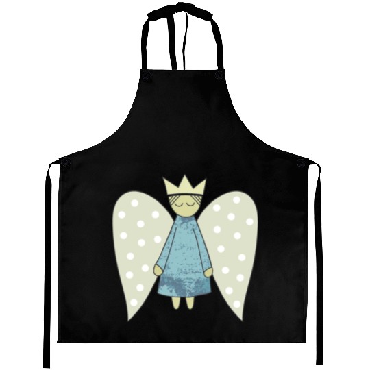 The Flight of the Christmas Angel Aprons