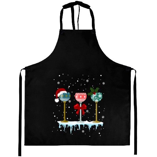 Cheers to Christmas_Christmas Glas Aprons