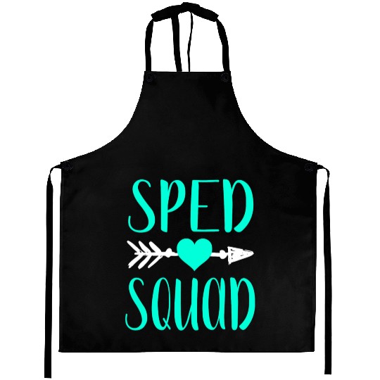 Sped Squad Cute Special Ed Education Teacher Assis Aprons