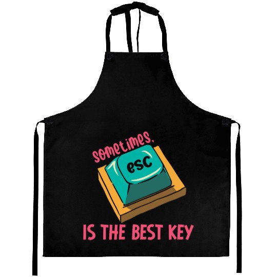 Software Engineer Computer Key Programming Aprons