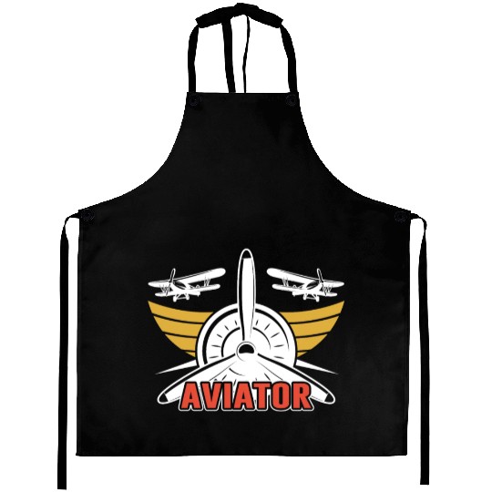 Aviator Private Small Airplane Aircraft Pilot Aprons