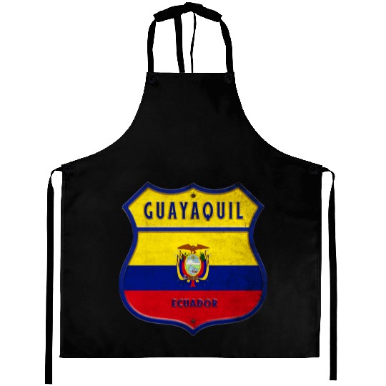 Guayaquil Ecuador coat of arms flag design Aprons