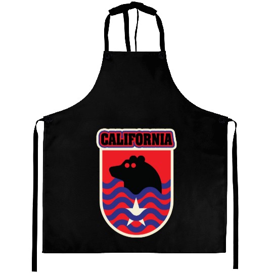 US States CALIFORNIA Aprons