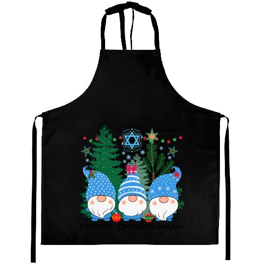 Merry Christmukkah, Jewish Christmas, Hanukkah Aprons