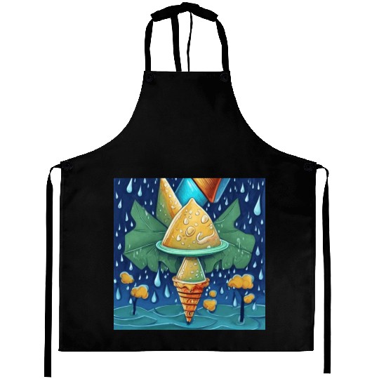 ice cream art Aprons