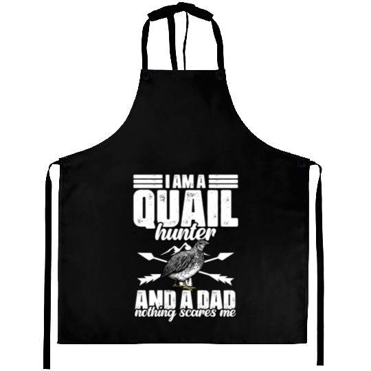 Funny Quail Hunting Hobby Northern Bobwhite Quail Aprons