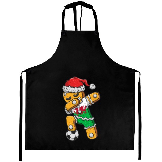Christmas Aprons, Soccer Boy Jersey Dabbing