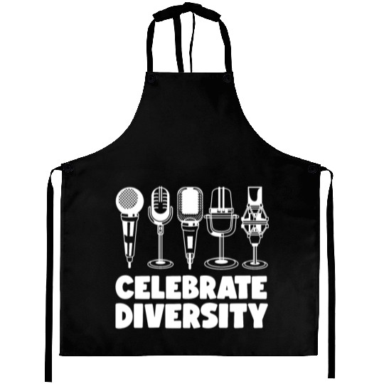 Karaoke Singer Microphone Vocalist Aprons