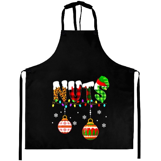 Funny Chest Nuts Couples Christmas Chestnuts Xmas Aprons