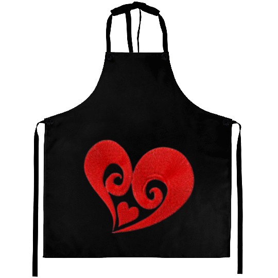 LOVE, LOVE, LOVE. Hearts and Love. Aprons