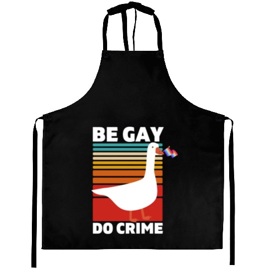 BGD crime. LGBTQ Pride. Aprons