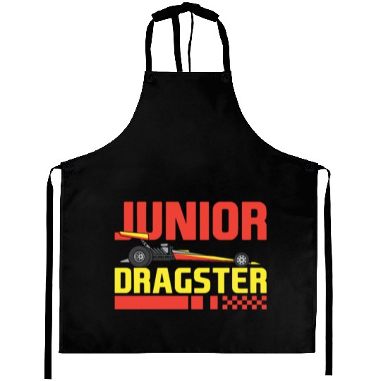 Junior Dragster Drag Racing Future Drag Racer Kids Aprons