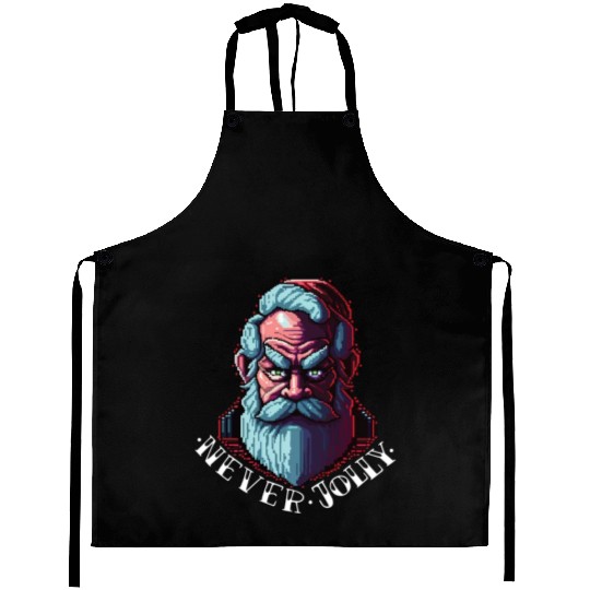 Grumpy Santa Aprons