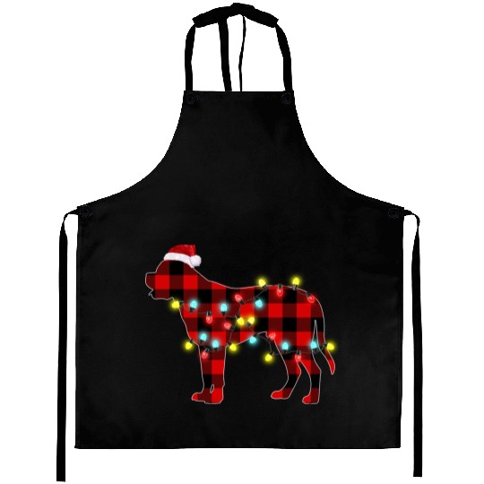 Mastiff Christmas Dog Lover Pajamas Aprons