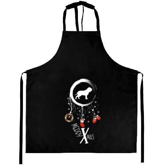 dog dreamcatcher Christmas Neapolitan Mastiff Aprons